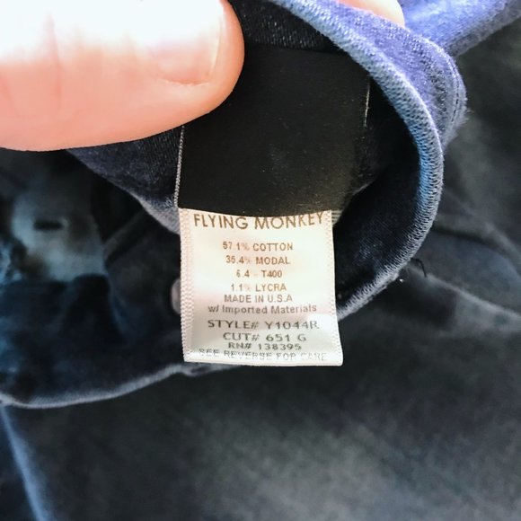 EUC | Flying Monkey Platinum Jeans | Size 25 | High Waisted Super Stretch Comfy - Picture 3 of 7